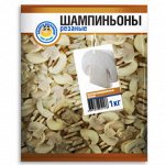 Шампиньоны резаные, Планета Витаминов, 1000 г, (10)