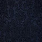 Ткань  Жаккард однотонный тёмно-синий 1