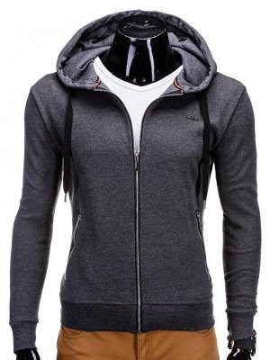 Кофта OMBRE HOODIE B555 - DARK GREY;21;Производитель: Ombre; Артикул: OMBRE HOODIE B555 - DARK GREY; Размеры: S - XL; Материал: 65% хлопок, 35% полиэстер; Цвет: Темно-серый