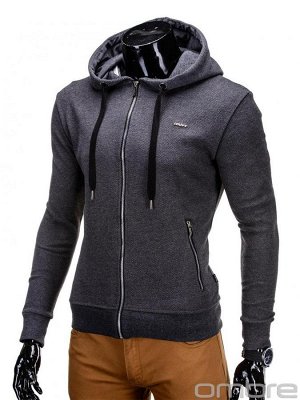 Кофта OMBRE HOODIE B555 - DARK GREY;21;Производитель: Ombre; Артикул: OMBRE HOODIE B555 - DARK GREY; Размеры: S - XL; Материал: 65% хлопок, 35% полиэстер; Цвет: Темно-серый