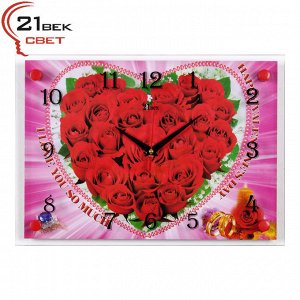 2535-797 Часы настенные Розы в сердце 
Артикул: Код товара: 2535-797