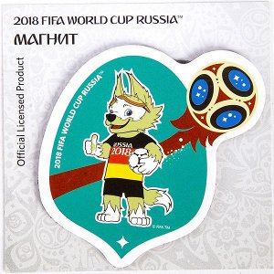 FIFA 2018 Магнит картон Забивака "ГЕРМАНИЯ"