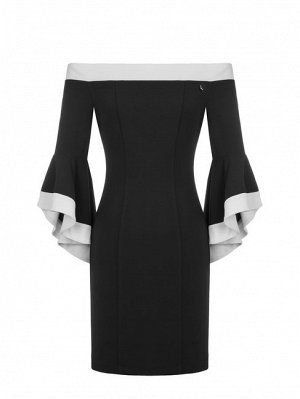Платье Main part:95%Polyester-5%Elastane / черный