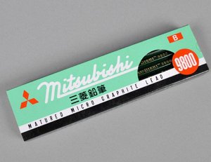 Набор простых карандашей Mitsubishi 9800, 1 уп. (12 шт._