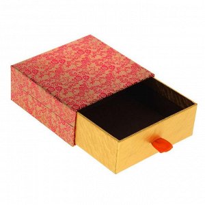 Коробка подарочная "Пенал", цвет красный, 12,5 х 12,5 х 5 см