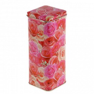 Подарочная коробка "Розы", 7.6 х 7.6 х 19.4 см