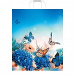 Пакет &quot;Бархатные бабочки&quot;, полиэтиленовый с петлевой ручкой, 38х45 см, 40 мкм 2422634