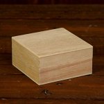 Шкатулка дерево для росписи &quot;Квадрат&quot; 4х8х8 см