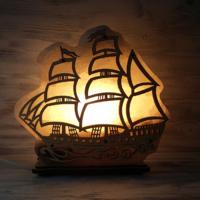 Солевая лампа "Кораблик" большой 3-4 кг