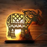 Солевая лампа "Слон" большой- 3-4 кг
