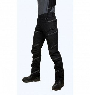 Pants UTL, 92%cotton 8%polyester, black