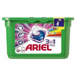 ARIEL Авт Гель СМС жидк. в растворимых капсулах Liquid Capsules Color & Style 12X28.8г