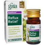 Gaia Herbs, RapidRelief, избавление от рефлюкса, 15 жевательных таблеток