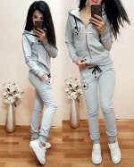 Спортивный костюм Конверс серый