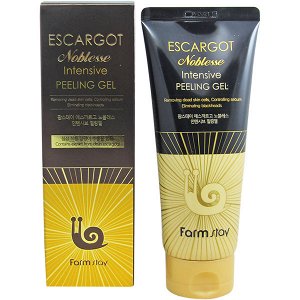 FarmStay Пилинг-гель с экстрактом улитки Escargot Noblesse Inensive Peeling Gel