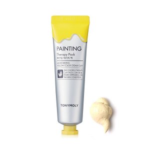 TONY MOLY Желтая увлажняющая маска Painting Therapy Pack