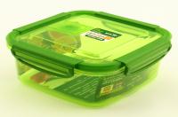 Контейнер Green - day квадратный, пластиковый для продуктов 800ml.