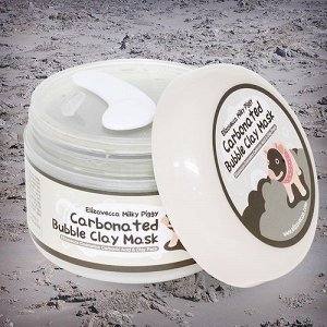 Elizavecca Пенная маска для глубокого очищения пор Milky Piggy Carbona Ted Bubble Clay Mask