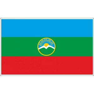 Карачаево-Черкесская республика. Флаг
