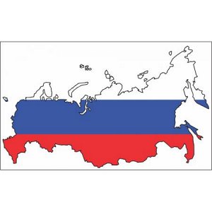 Флаг России - территория