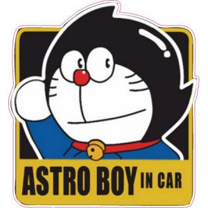 Astro Boy in car