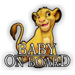 Simba Baby on board