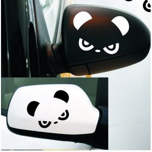 «Злая панда» на боковое зеркало (КОМПЛЕКТ ИЗ 2Х ШТУК)