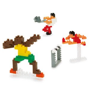 Мини-конструктор Nanoblock Спорт (Наноблок) "Легкая Атлетика", 160 элементов