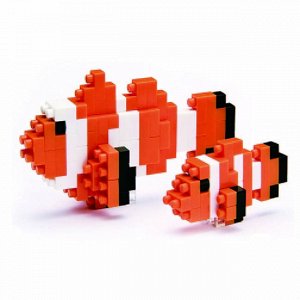 Мини-конструктор Nanoblock (Наноблок) "Рыба-Клоун", 110 элементов