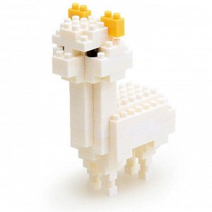 Мини-конструктор Nanoblock (Наноблок) "Альпака", 120 элементов