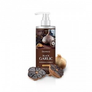 DEOPROCE black garlic intensive energy shampoo 1000 ml - интенсивный шампунь от выпадения волос с экстрактом чёрного чеснока