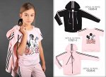 Футболка трикотаж, лампасы, Микки Маус