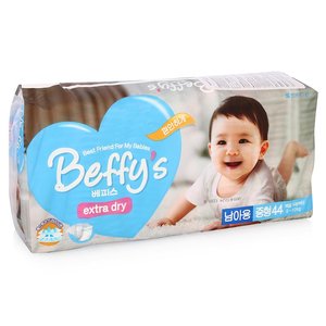 BEFFY'S ExtraDry подгузники для мальчиков  M (5-10 кг), 44 шт