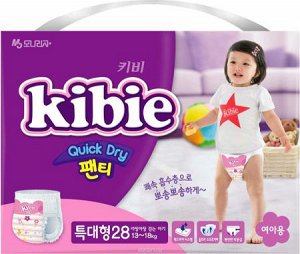 Kibie Подгузники-трусики   Quick Dry XL(13-18 кг.) д/девочек 28 шт.