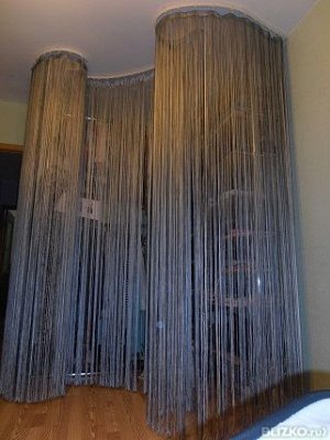 Кисея нитяные шторы Однотонная 900 грамм col 207