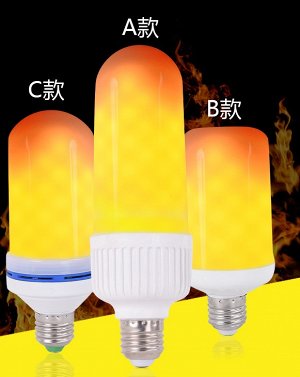 Лампа с эффектом пламени, A, E27