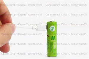 Батарейки мизинчиковые. Аккумуляторные. USB. Тип ААА