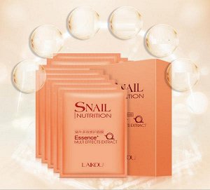 Тканевая маска с экстрактом улитки Laikou Nutrition Snail Mask