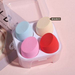 BioAqua Набор спонжей для макияжа в коробке (цвет микс)