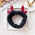 Повязка &quot;рожки&quot; для косметических процедур (черная)