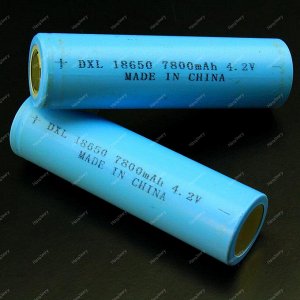 Аккумуляторная батарейка DXL 18650 7800mAh.