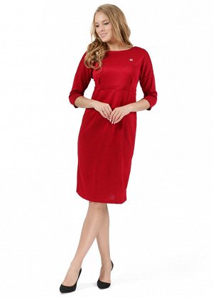Платье "Астра" для беременных; цвет: красный (aw17)