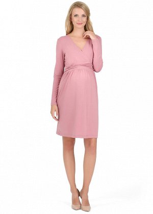 Платье "Жаннет" для беременных и кормящих; цвет: орхидный (aw17)