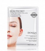 BIOAQUA Маска-салфетка гидрогелевая с пептидами, 28г