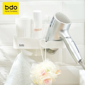 Настенная полка с подставкой для фена BDO Hanging Wall Hair Dryer Shelf