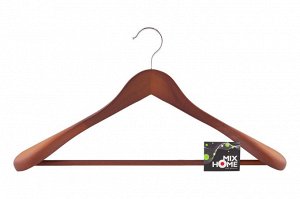 Вешалка "Wood dark" деревянная, с широкими плечиками 45х6х23см