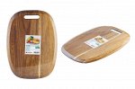 Доска разделочная 36x26,5х1,8см, акация, овальная AW19-X116 ВЭД