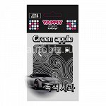 Ароматизатор подвес. &quot;Yammy&quot;  картон с пропиткой Квадрат &quot;Green Apple&quot; (1/200) *