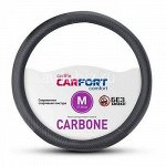 Оплетка CarFort Carbone, черная, М (1/25) *