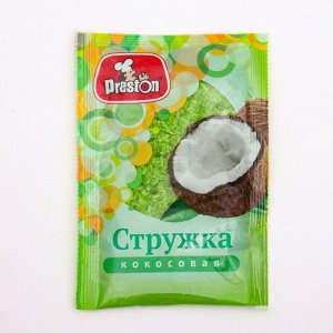 Кокосовая стружка зеленая "Preston", 40г